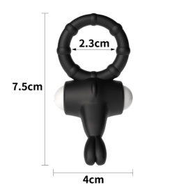 Silikonski prsten sa vibracijom LV1423BK-4